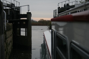 Endellion exits Keadby Lock